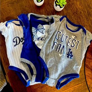 Dodger Onesies